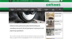 Desktop Screenshot of celtest.com